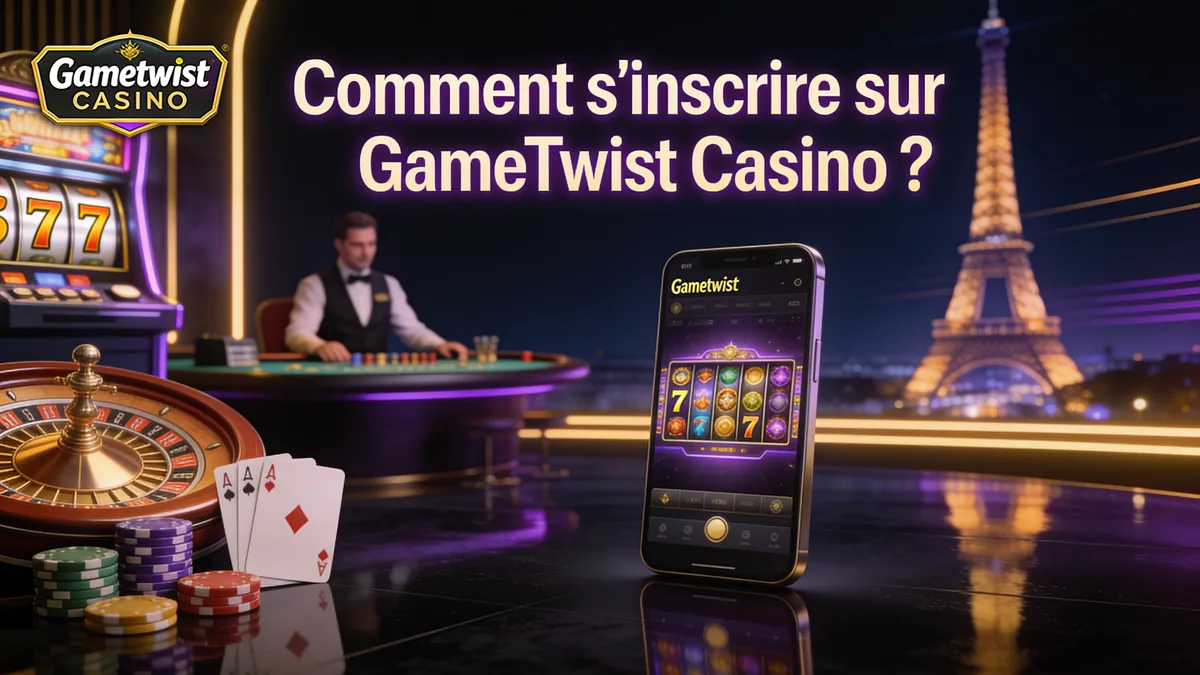 gametwist casino en France — Comment s'inscrire sur GameTwist Casino ?